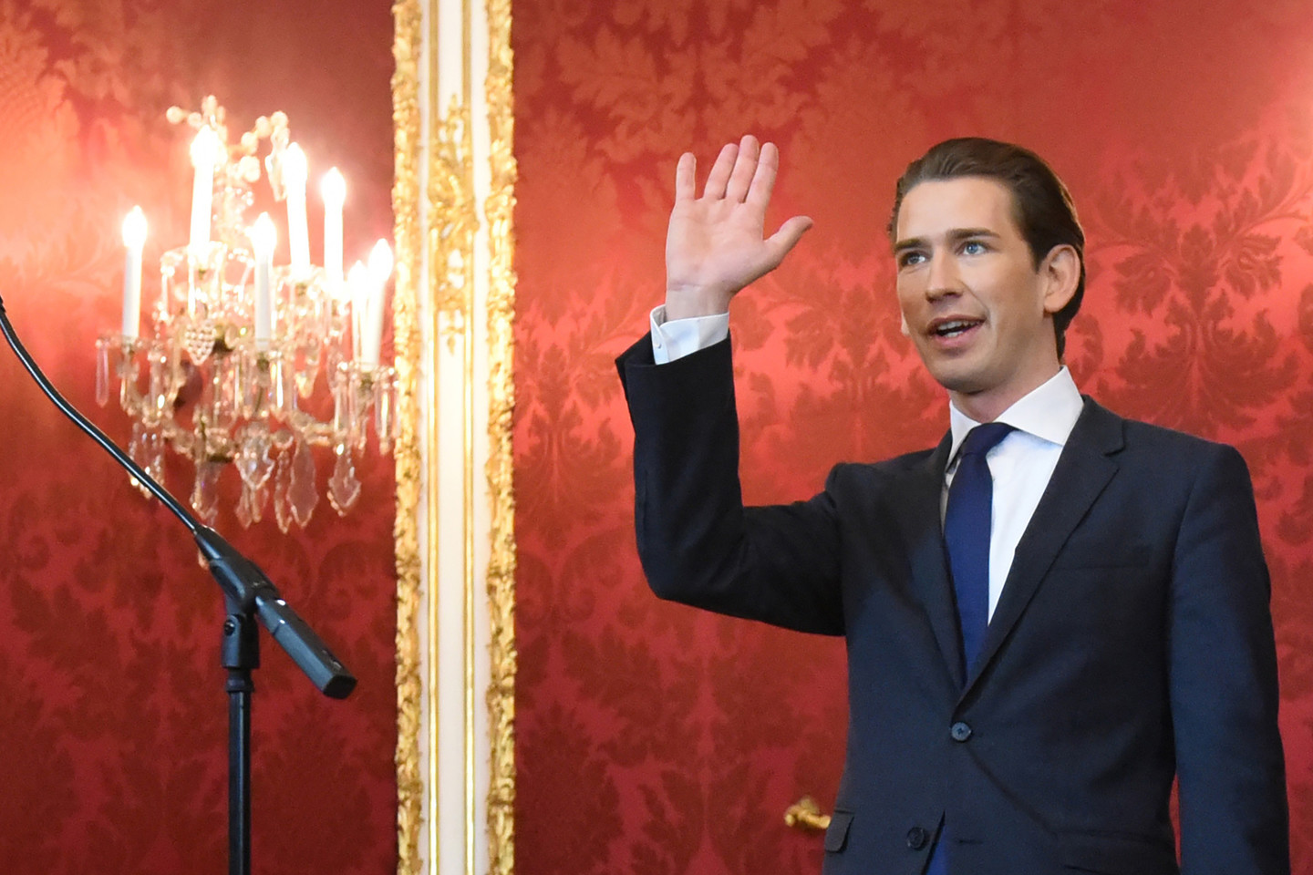  Politikui, kuris taps Austrijos premjeru, vos 31-eri.<br> AFP/„Scanpix“ nuotr.