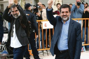 Ispanija nusitaikė į Katalonijos judėjimo širdį