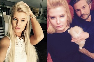 Sutuoktinio smurtą patyrusi nėščia Sandra Grafinina skiriasi su milijonieriumi