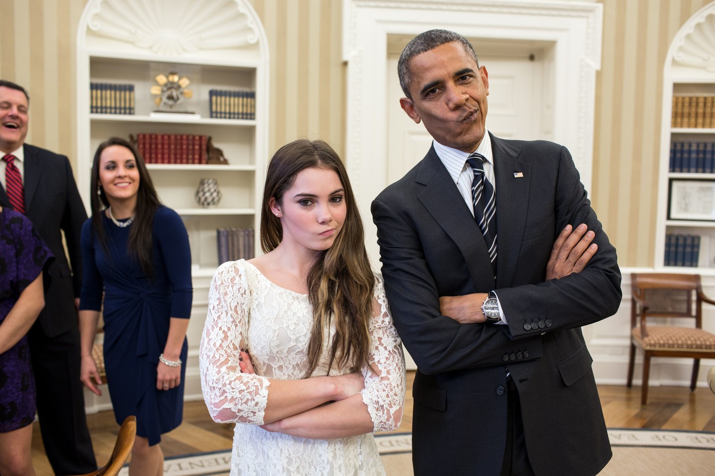  M.Maroney su tuometiniu JAV prezidentu Baracku Obama 2012 metais.<br> AFP/Scanpix nuotr.