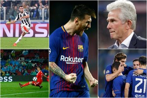 Čempionų lyga: įvarčių šou Londone, išvarytas Gerard'as Pique ir „Atletico“ krizė