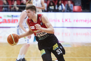 Europos taurėje sužibėjusiam Rokui Giedraičiui – naudingiausio savaitės žaidėjo prizas