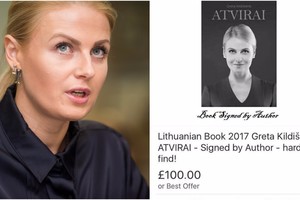 Gretą Kildišienę nustebino internete pardavinėjama jos knyga už įspūdingą sumą: „Tai apgaulė“