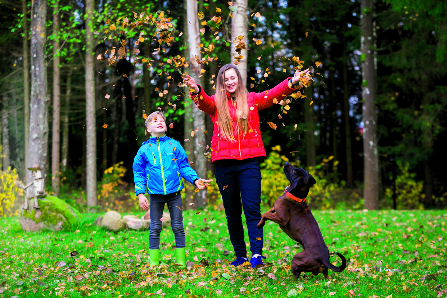 Kartais Emilis nusižiūrėjęs nuo Vanesos tėtį pavadina vardu.<br>T.Bauro nuotr.