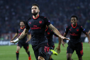 Europos lyga: „Arsenal“ išgelbėjo fantastiškas Olivier Giroud įvartis