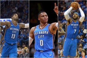 Naujasis magiškas „Thunder“ trejetas nušlavė ir M. Kuzminsko klubo, ir galingo latvio viltis