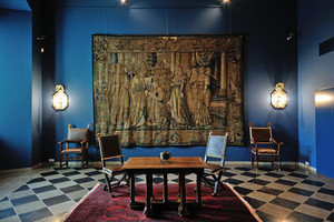 Pagaliau Lietuvos didžiųjų kunigaikščių Sosto menėje – tikro aukso lubos