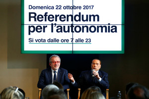 Du Italijos regionai balsuos dėl autonomijos