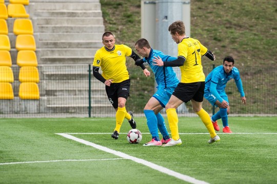 I lygoje triumfavo ir teisę žaisti A lygoje iškovojo „Palangos“ futbolininkai 