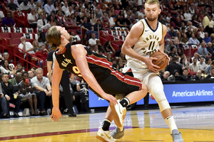 Domantas Sabonis žaidė puikiai, tačiau „Pacers“ krito Majamyje