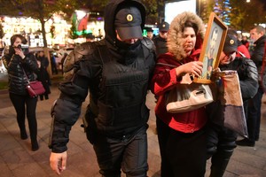 Maskvoje per kontroversiško filmo apie carą premjerą sulaikyti septyni protestuotojai