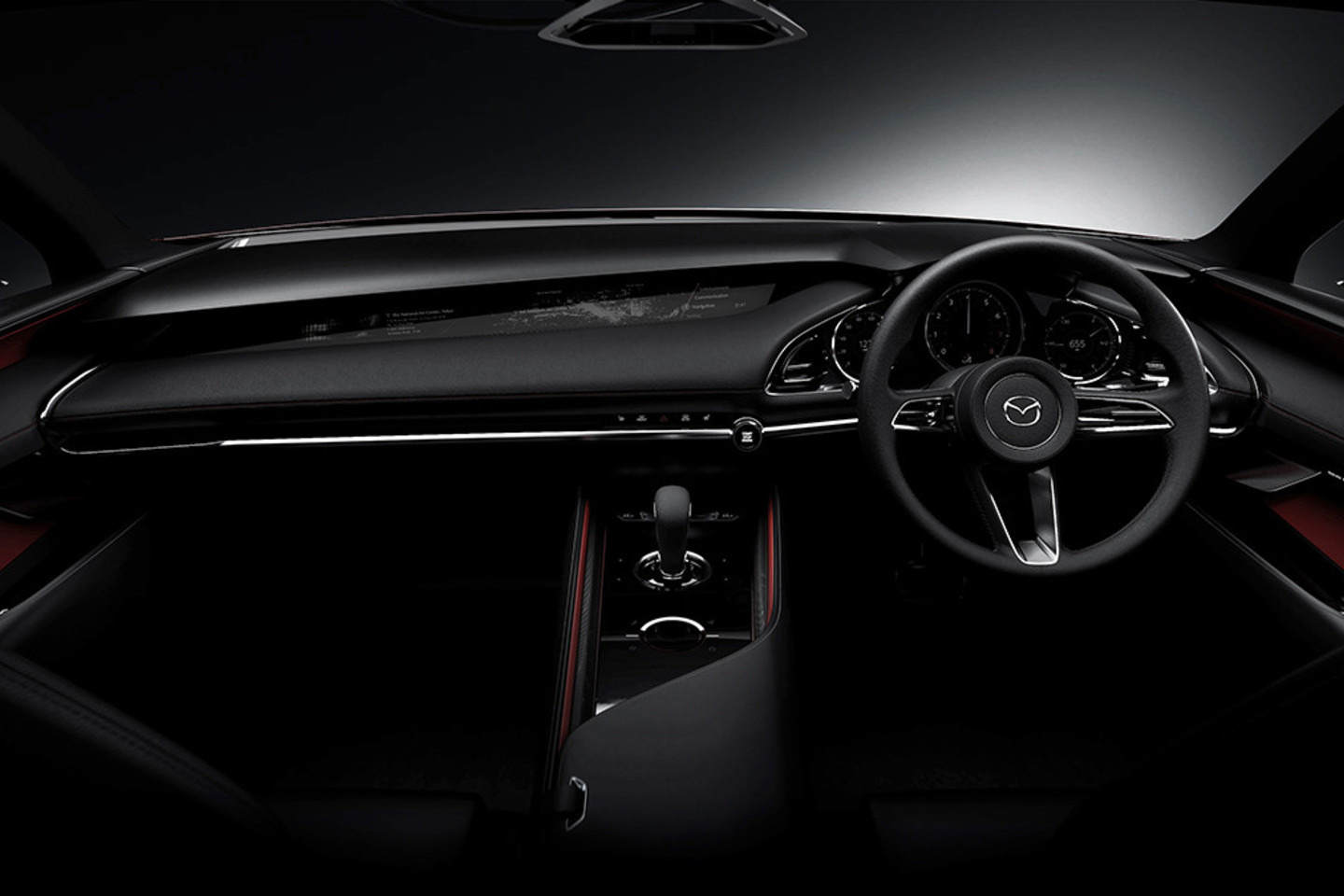 Tokijo automobilių parodoje pristatytas „Mazda Kai Concept“ hečbekas.<br>Gamintojo nuotr.