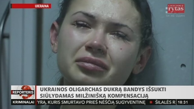 Ukrainos oligarchas bandys išsukti dukrą nuo kalėjimo 
