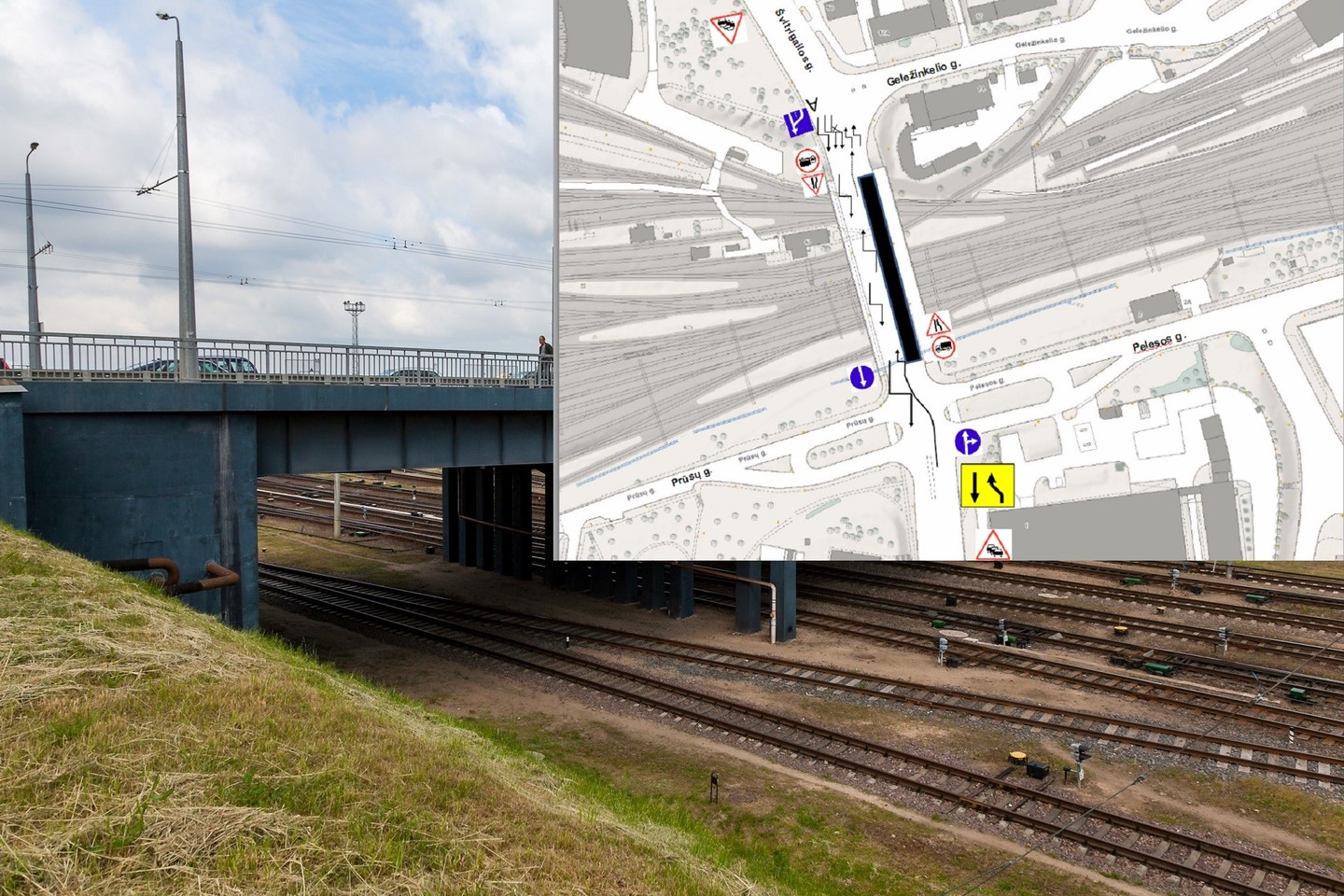 Lapkričio 6 dieną pradės Dariaus ir Girėno gatvėje esančio Rodūnios viaduko rekonstrukcijos darbus.