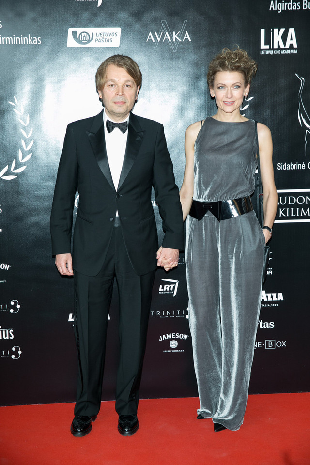 Verslininkas Kęstutis Verslovas su žmona dizainere Ramune Piekautaite.<br>T.Bauro ir J.Stacevičiaus nuotr.