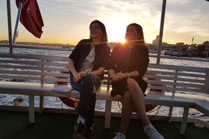 Renata Šakalytė ir Kristina Rimienė Stambulu mėgavosi privačiame laive