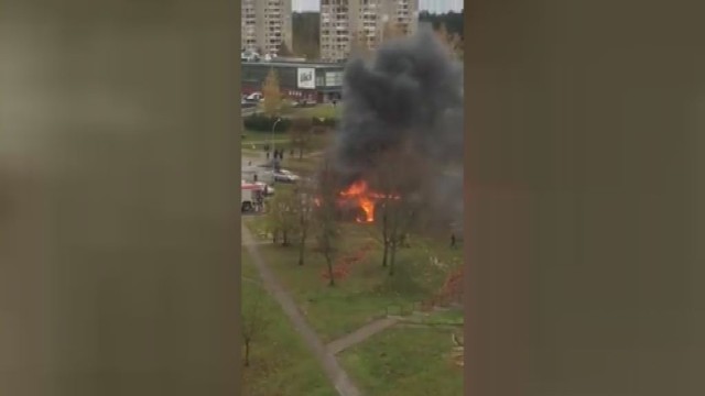 Nufilmavo gaisro įkarštį Vilniaus kebabinėje