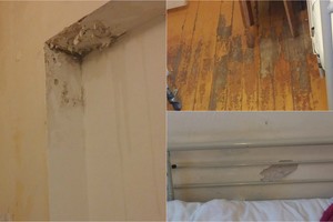 Ligoninės lankytoja paklaiko: tinko gabalai voratinkliuose ir sienomis bėgantis vanduo