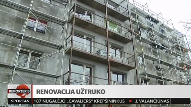 Nematyti nei renovacijos pabaigos, nei pinigų darbininkams