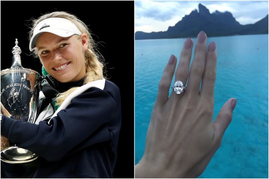 Apie sužadėtuves paskelbusi teniso žvaigždė parodė prabangų žiedą