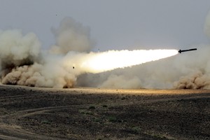 Virš Saudo Arabijos sostinės numušta balistinė raketa