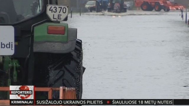 Šilutės rajoną semia jau trečias potvynis šiais metais