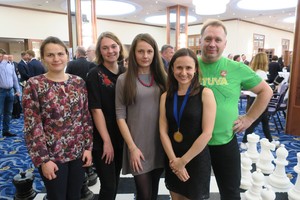 Europos šachmatų čempionate – sėkmingas Lietuvos moterų pasirodymas