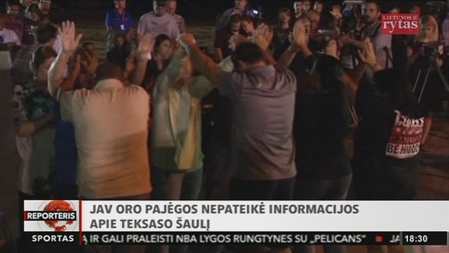 JAV oro pajėgos nepateikė informacijos apie Teksaso šaulį