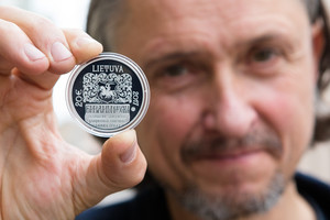 Kolekcinė moneta – P. Skorinos pirmiesiems žingsniams leidyboje