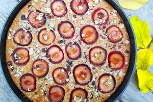 Slyvų pyragas. Ir namai – iš karto jaukesni