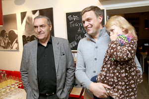 Trumpam susibūrusios grupės „Antis“ šventė pradžiugino ir Dainių Adomaitį su dukra