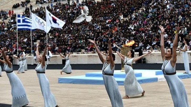 2018-ųjų Žiemos olimpinių žaidynių ugnis atkeliavo į Pietų Korėją