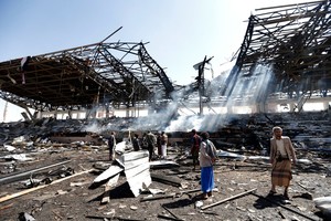 Saudo Arabija smogė Jemeno gynybos ministerijos pastatui