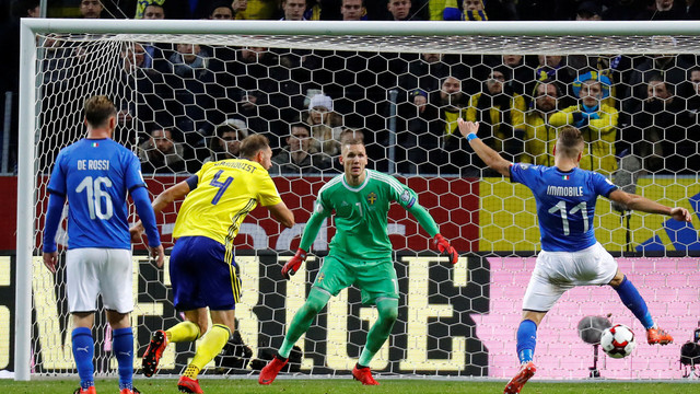 Švedijos futbolo rinktinė – viena koja pasaulio čempionate