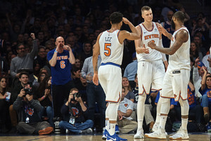 K. Porzingis vėl siautėjo, o M. Kuzminskas vėl nebuvo registruotas mačui