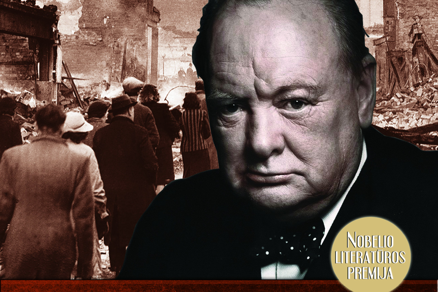 Sero Winstono S. Churchillio atsiminimų knyga „Antrasis pasaulinis karas“ įvertinta Nobelio literatūros premija.<br>Leidėjų nuotr.