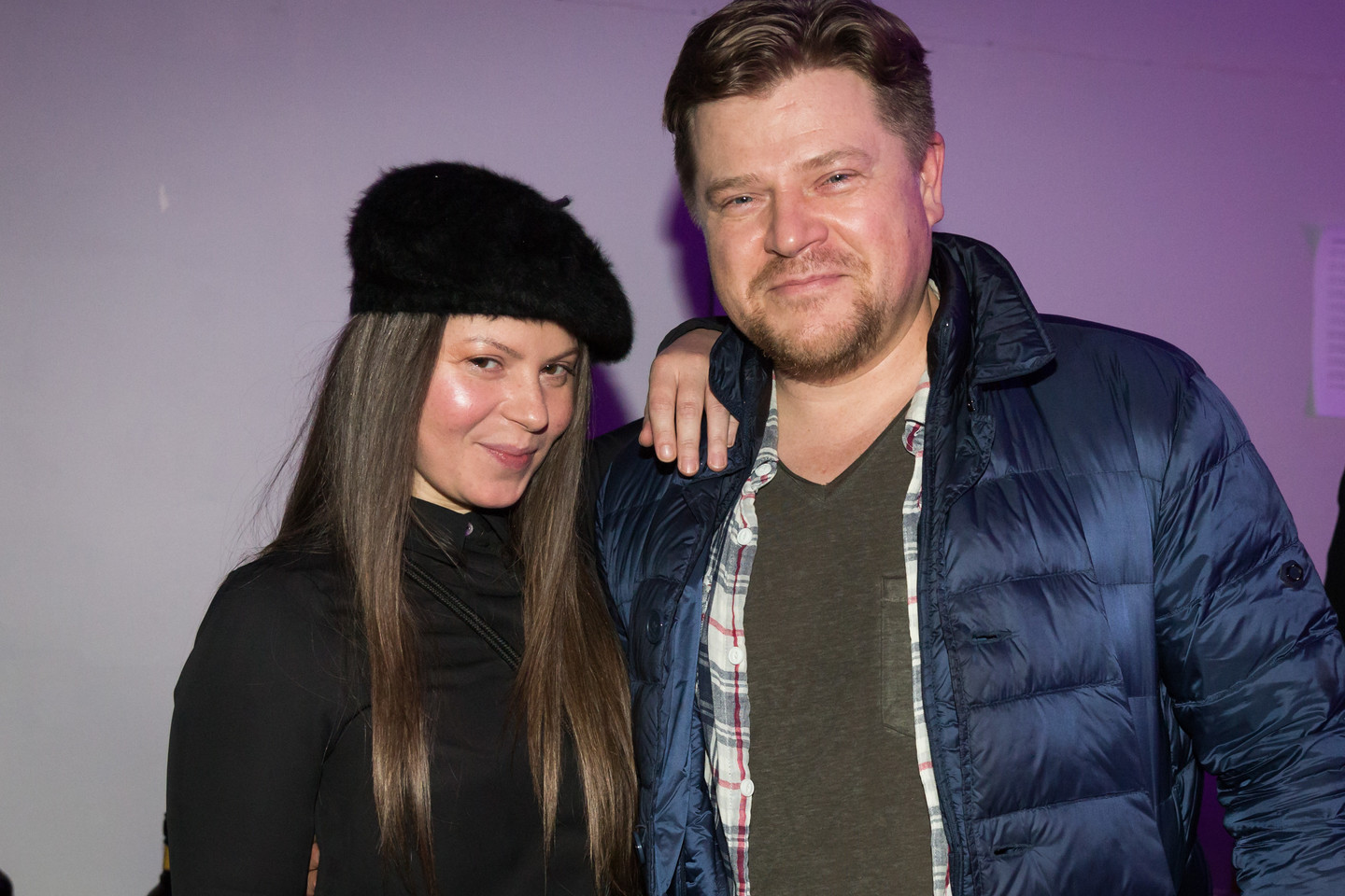  „Fusedmarc“ vokalistė Viktorija Ivanovskaja ir „Saulės kliošo“ lyderis Laurynas Šarkinas.<br> M.Ambrazo nuotr.