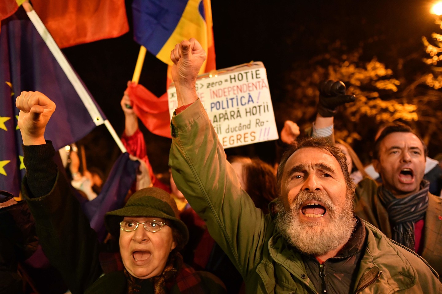 Rumunijoje vyko protestai.