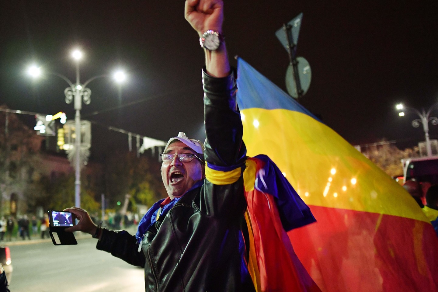Rumunijoje vyko protestai. <br> AFP/„Scanpix“ nuotr.