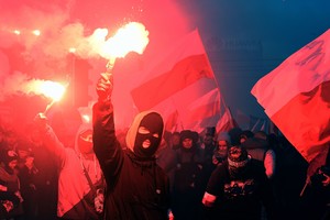 Izraelis išreiškė susirūpinimą dėl „rasistinių“ eitynių Lenkijoje