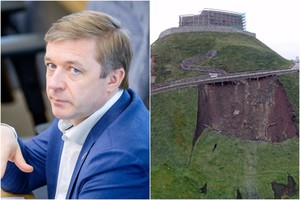 Gedimino kalną aplankęs Ramūnas Karbauskis prabilo apie pavojų ir milžiniškas sumas tvarkymui