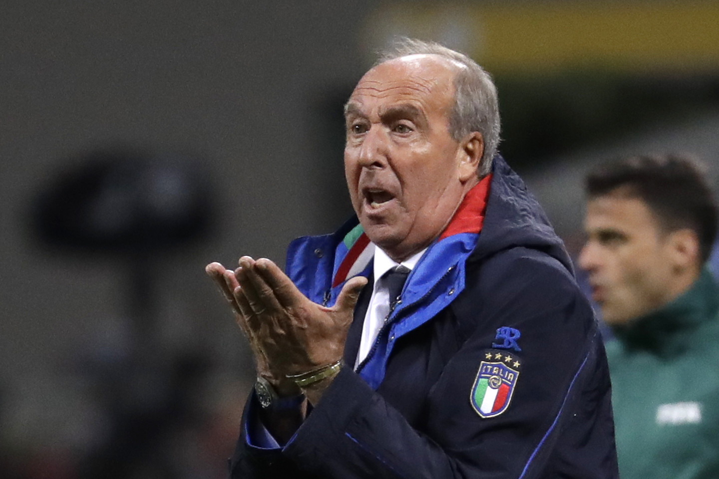  Italijos rinktinės trenerio G.P.Venturos pavardė sirgaliams ilgam įsimins ne itin gražiuoju.<br> AP nuotr.