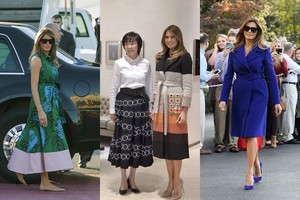 Išmoktos stiliaus pamokos: Melanios Trump žavesys užbūrė Aziją 