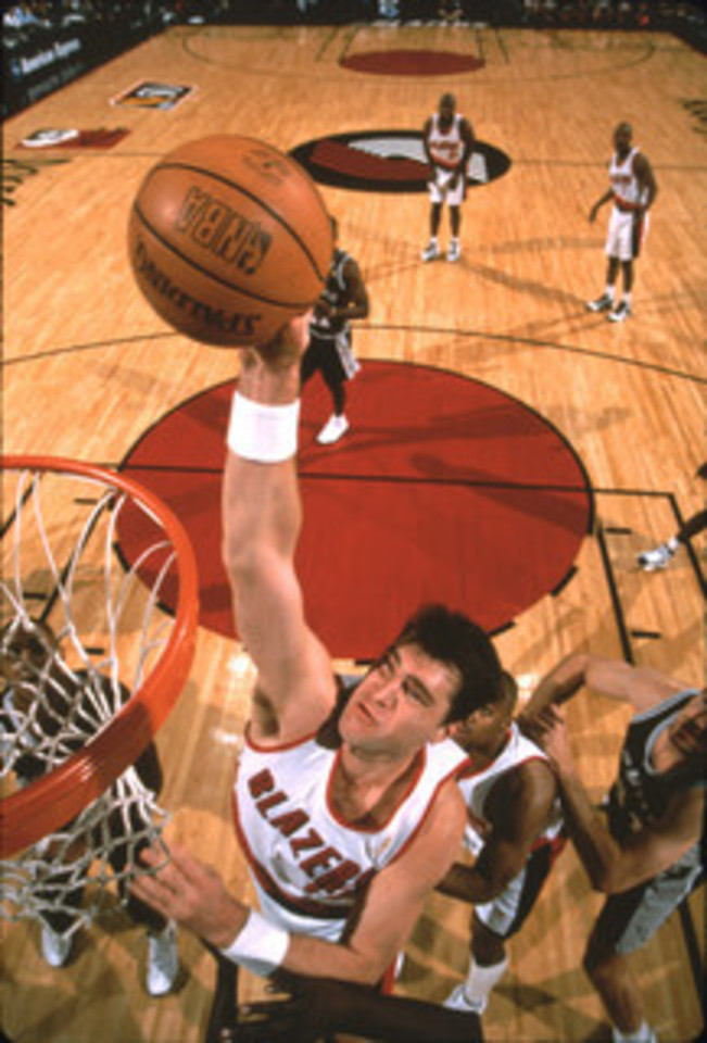 A.Sabonis visą NBA karjerą praleido Portlando klube.<br> „Blazers“ archyvo nuotr.