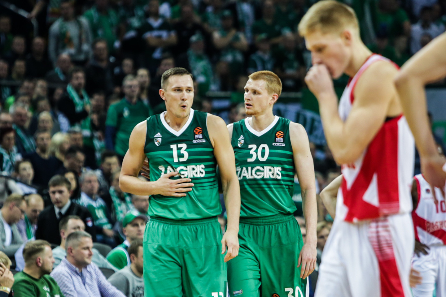 „Žalgirio“ ir „Baskonia“ rungtynės.<br> G.Šiupario nuotr.