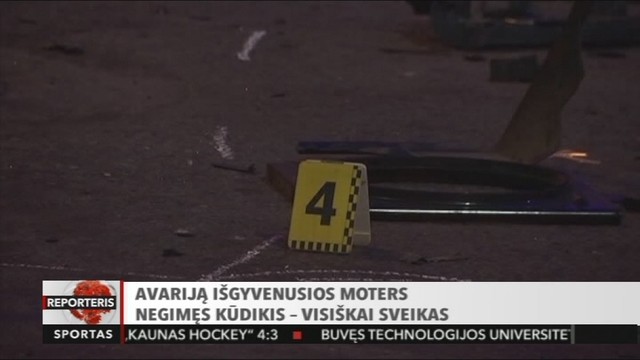 Avariją išgyvenusios moters negimęs kūdikis – visiškai sveikas