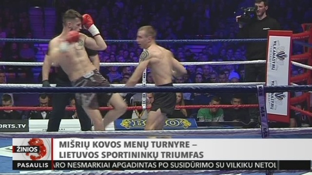 Mišrių kovos menų turnyre – Lietuvos sportininkų triumfas