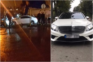Pasivažinėjo: žinomo Klaipėdos milijonieriaus bičiulis sudaužė jo prabangųjį „Mercedes“