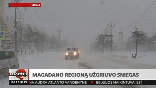 Rusijos Tolimuosiuose Rytuose prasidėjo žiema