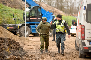 Gedimino kalno šlaitai ne tik slenka - rasta minosvaidžio minos dalis